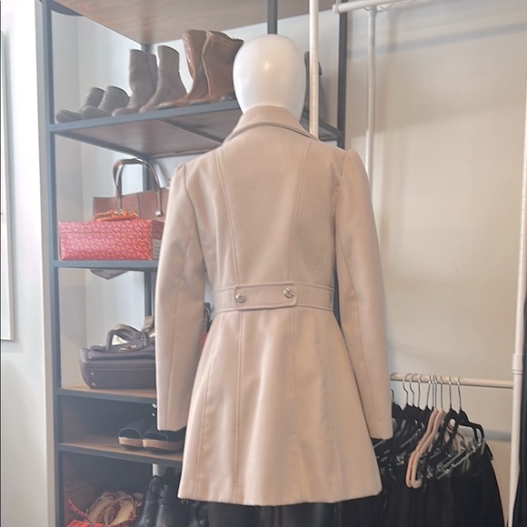 Atmosphere Women's Cream Double-Breasted Pea Coat from the south of France 🇫🇷 - Picture 9 of 14